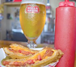 Stella Artois Beer and a Delicious Sandwich in AMI