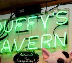 Follow Duffy's Tavern Sign for a good time
