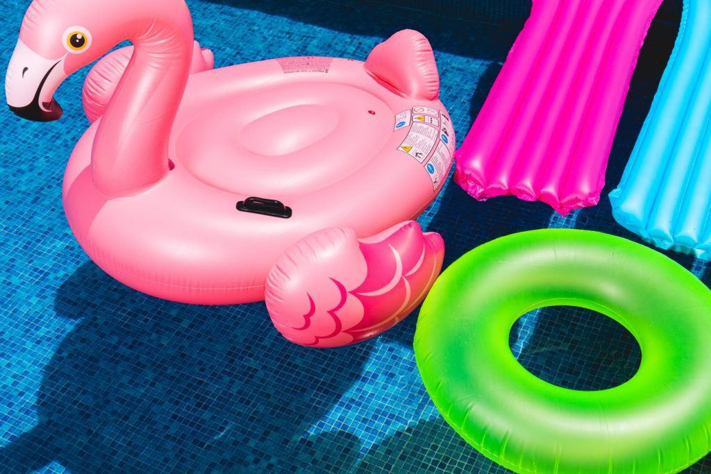 For obvious safety issues, even if hosts provide their own pool inflatables, they'll often ask incoming guests to bring their own inflatables, to avoid any accidents.