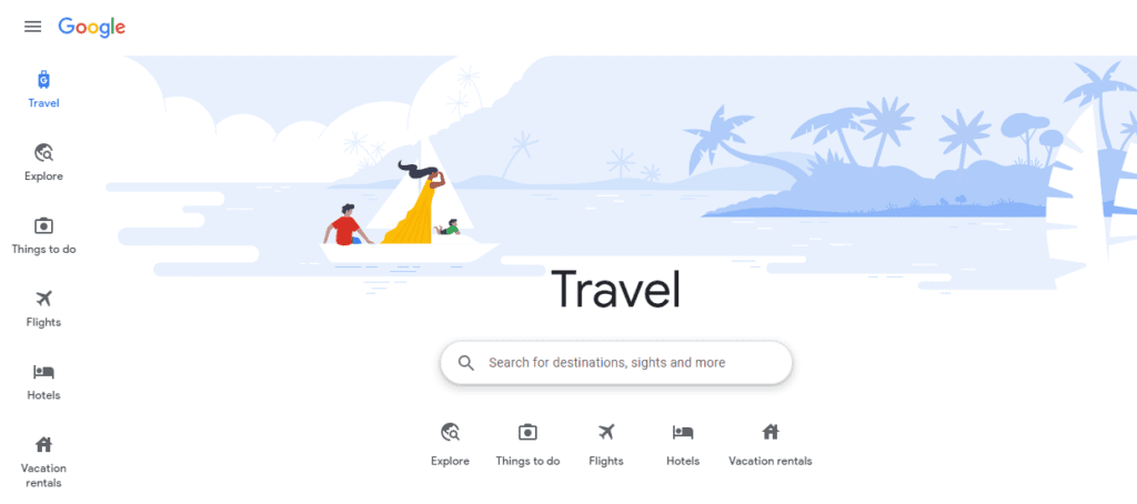 Google Travel offer its users a plethora of features such as flight and accommodations booking.