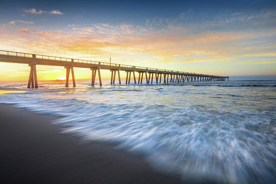 Navarre Beach Fishing Pier, the longest pier in the state of Florida. Make sure to stop by there, especially at sunset.