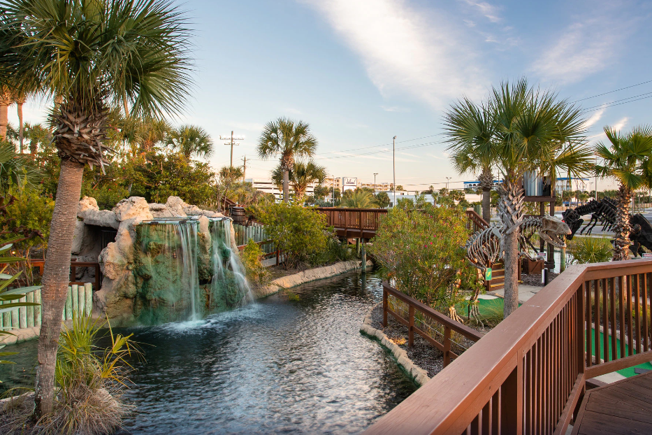 The Dinosaur Park at Wild Willy's Adventure Zone
