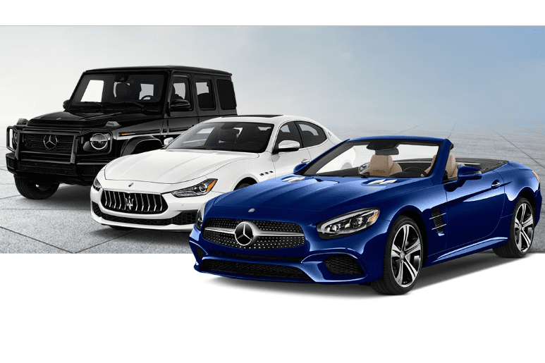 Some family and luxury cars, offered by Enterprise Rent-A-Car